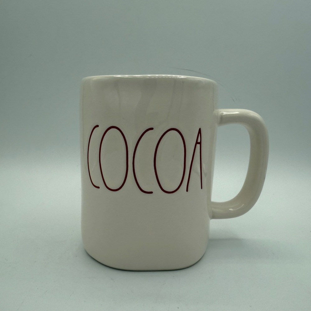 Rae Dunn Artisan Collection Cocoa Mug By Magenta‎ Off White Coffee Cup
